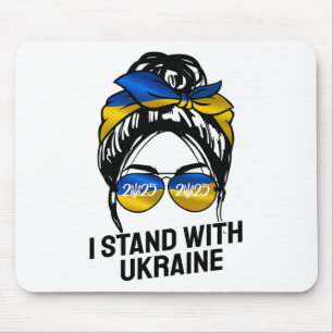 Jag Står Med Ukraina 2025 Tröjor Ukrainsk Flagga F Musmatta