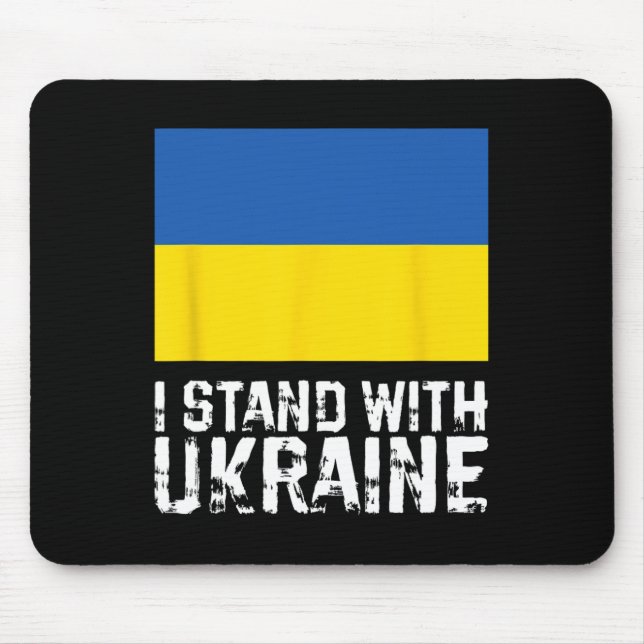 Jag står med Ukraina 5 Musmatta (Framsidan)