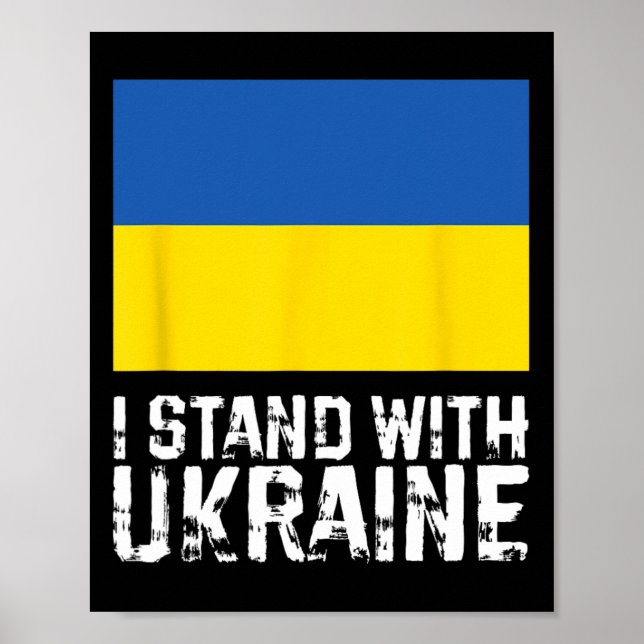 Jag står med Ukraina 5 Poster (Framsidan)