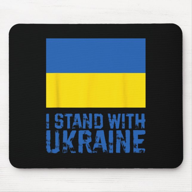 Jag Står Med Ukraina 6  Musmatta (Framsidan)