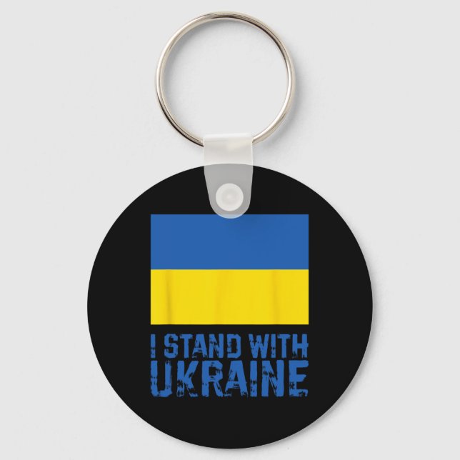 Jag Står Med Ukraina 6  Nyckelring (Framsida)