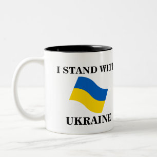 JAG STÅR MED UKRAINA COFFEE MUGG