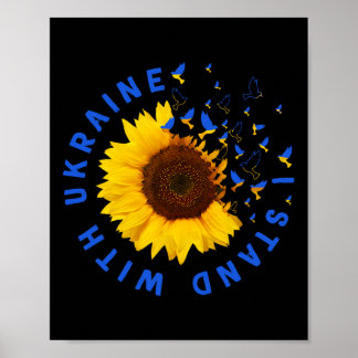 Jag Står Med Ukraina Judisk Bed För Ukraina Stöd Poster