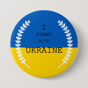 Jag står med Ukraina! Knapp