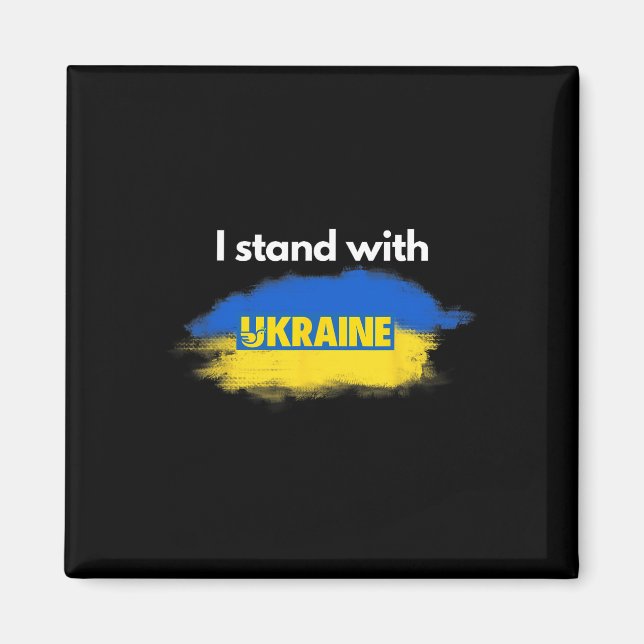 Jag Står Med Ukraina Magnet (Framsidan)