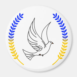 Jag står med Ukraina!!!!!!!!!! Magnet