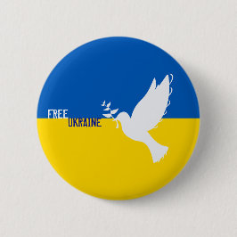 Jag står med Ukraina Pin!!! Knappen Ledig Ukraina. Knapp