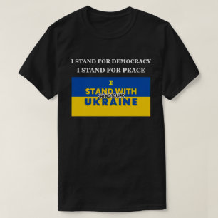 JAG STÅR MED UKRAINA SÄGA NEJ TILL KRIG T-Shirt