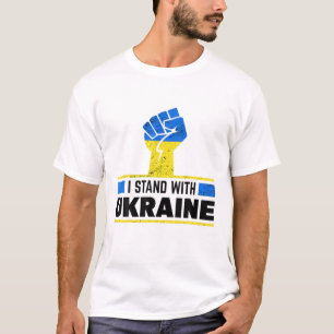 Jag står med Ukraina som Pride T Shirt