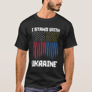 Jag står med Ukraina som Pride T Shirt