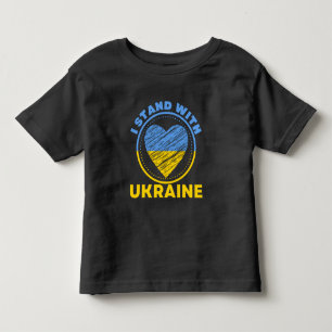 JAG STÅR MED UKRAINA - STÖD T SHIRT