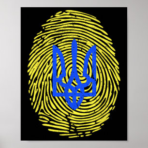 Jag Står Med Ukraina - Stöd Ukraina Ukrainsk F Poster