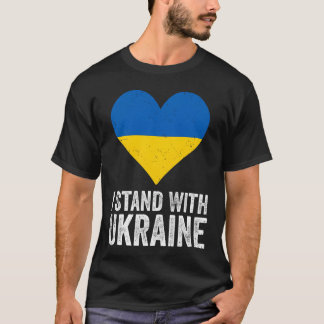 Jag Står Med Ukraina Stoppa Putin Stoppa Krig Stöd T Shirt
