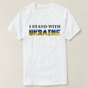 JAG STÅR MED UKRAINA T SHIRT