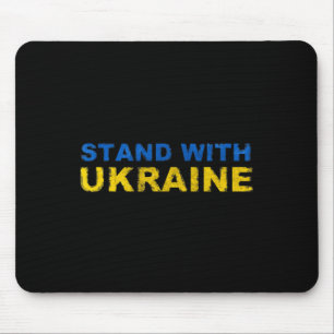 Jag Står Med Ukraina - Ukrainsk Flagga Musmatta
