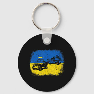 Jag står med Ukrainas Roligt Ukrainas Farmer Steal Nyckelring