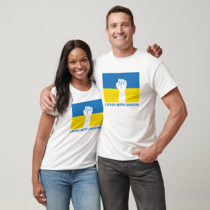 Jag står med Ukrainas T-shirt