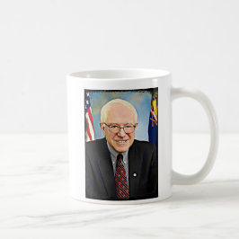 Jag står på Bernie Sanders politiska kaffe Mugg