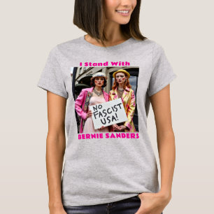 Jag står på Bernie Sanders politiska sida T Shirt