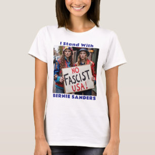 Jag står på Bernie Sanders politiska sida T Shirt
