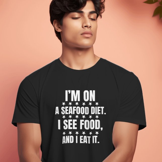 Jag står på en somatkostkoffert, underlig sarkasti t shirt (Skapare uppladdad)