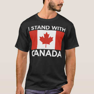 Jag står på Kanadas Pride Support Kanada T Shirt