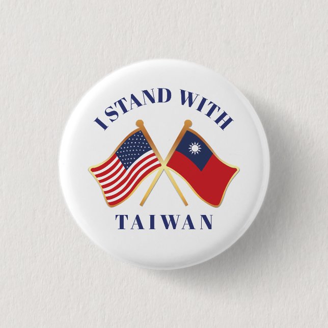 Jag står på Taiwan Knapp (Framsida)