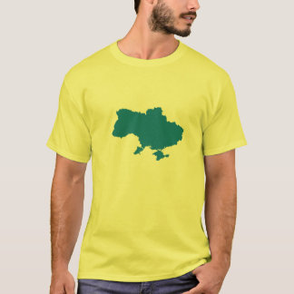 Jag står på Ukrainas Karta T Shirt