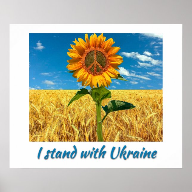 Jag står på Ukrainas Poster (Framsidan)