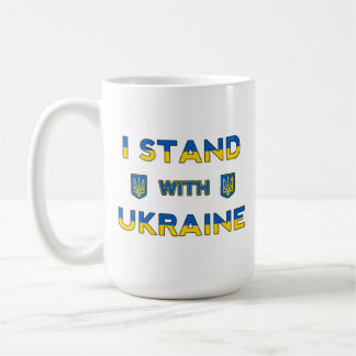 Jag står på Ukrainas sida Kaffemugg