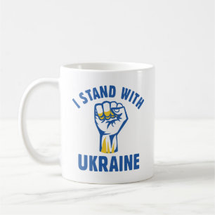 Jag står på Ukrainas sida Kaffemugg