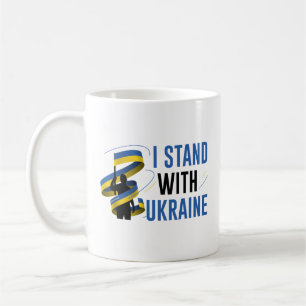 Jag står på Ukrainas sida Kaffemugg