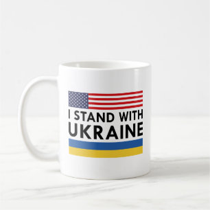 Jag står på Ukrainas sida Kaffemugg