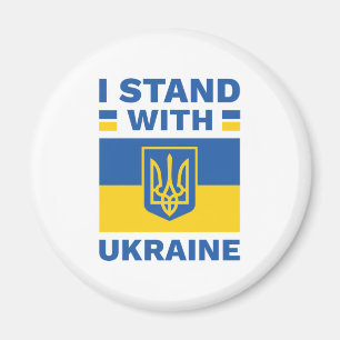 Jag står på Ukrainas sida Magnet