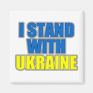 Jag står på Ukrainas sida Magnet