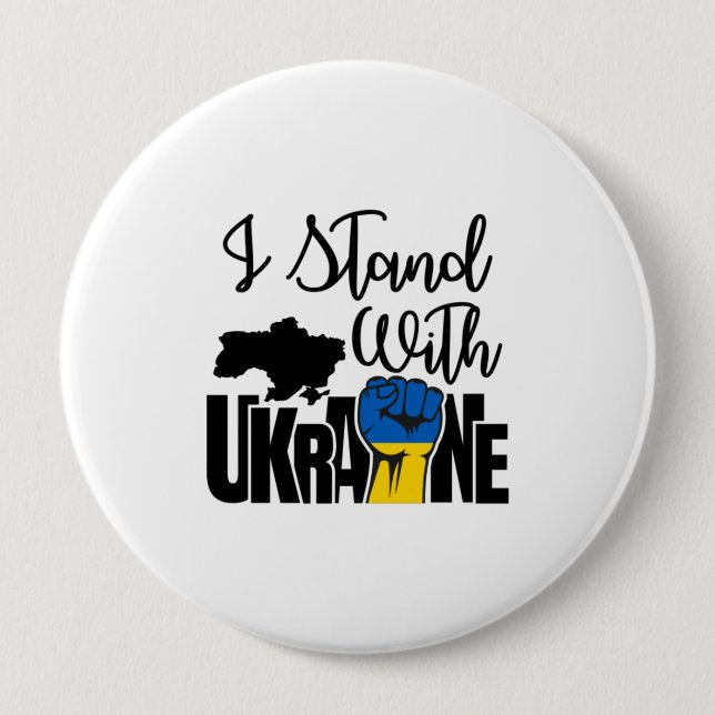 Jag står på Ukrainas sida | Solidaritet | Ukraina  Knapp (Framsida)