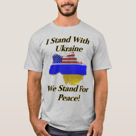 Jag står på Ukrainas sida T Shirt