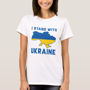 Jag står på Ukrainas sida T Shirt