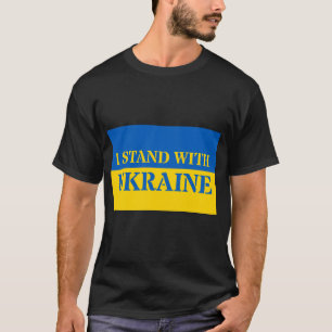 Jag står på Ukrainas sida T Shirt