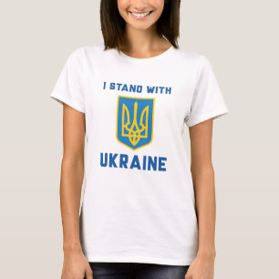 Jag står på Ukrainas sida T Shirt