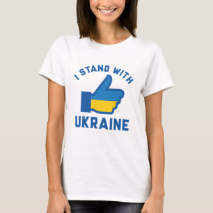Jag står på Ukrainas sida T Shirt