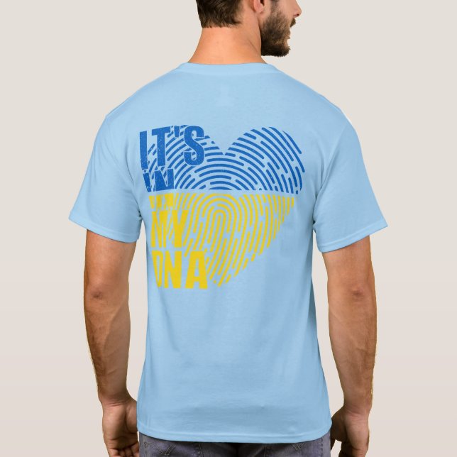 Jag står på Ukrainas sida T Shirt (Baksida)