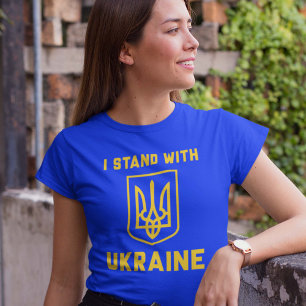 Jag står på Ukrainas sida T Shirt