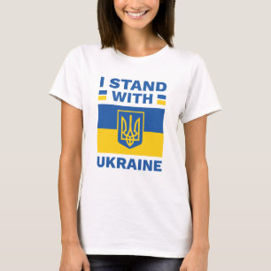 Jag står på Ukrainas sida T Shirt