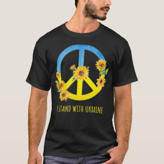 Jag står på Ukrainas solrosolja Ukraina T Shirt
