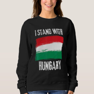 Jag står på Ungerns Flagga ungerska Flagga T Shirt