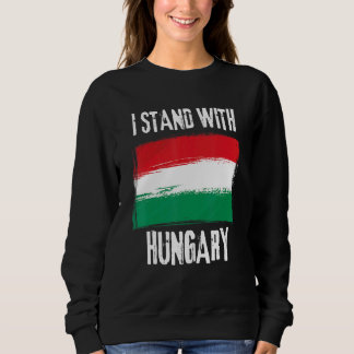 Jag står på Ungerns Flagga ungerska Flagga T Shirt