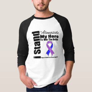 Jag står tillsammans med min hjälte som barndom tee shirt