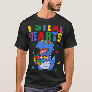 Jag Steal Hearts Autistic Boys Autism Awareness Tr T Shirt