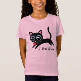 Jag Steal Hearts Cute Kattunge T Shirt